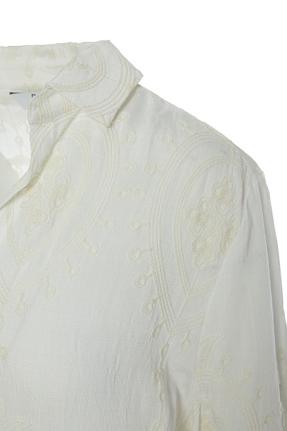 Shirt with embroidered detailing