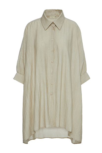 Oversized striped shirt