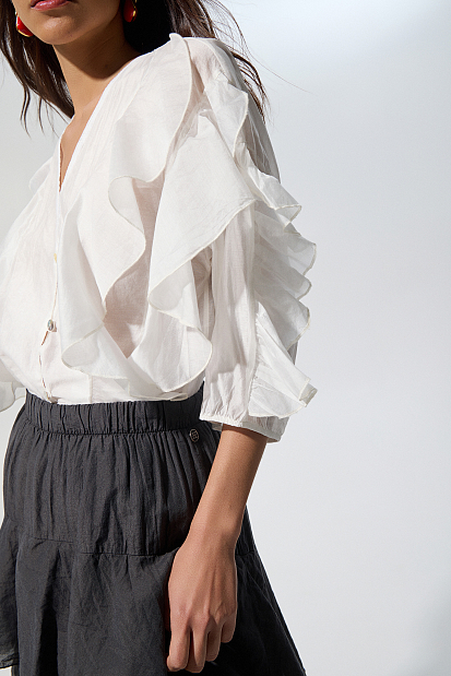 Ruffled shirt