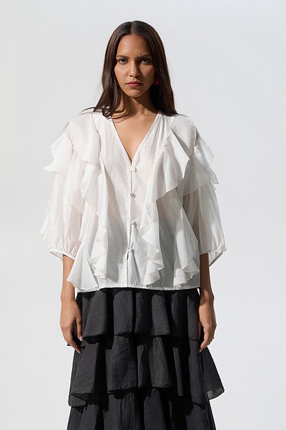 Ruffled shirt