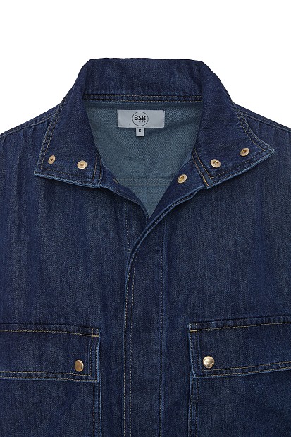 Denim bomber jacket