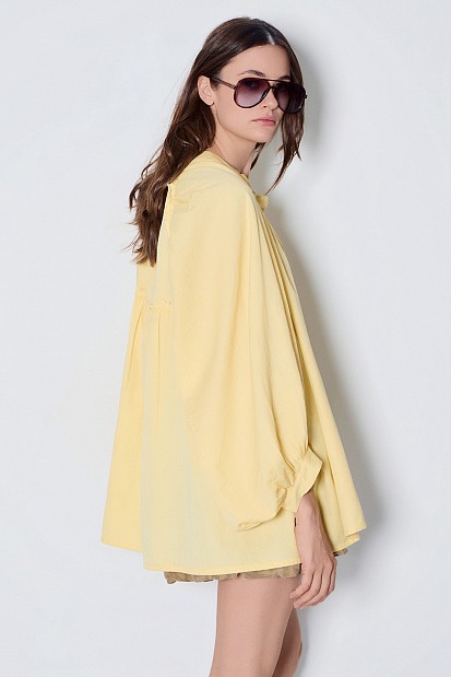 Cotton balloon shirt