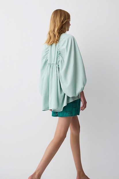 Cotton balloon shirt