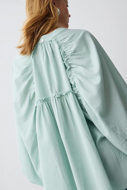Cotton balloon shirt
