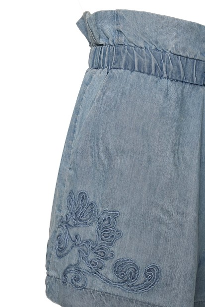 Embroidered shorts