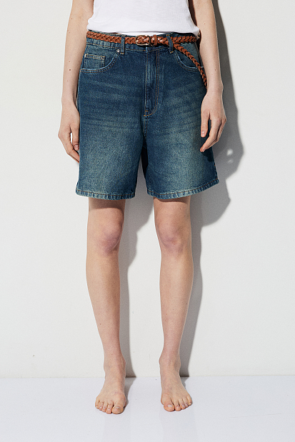 Leah denim βερμούδα