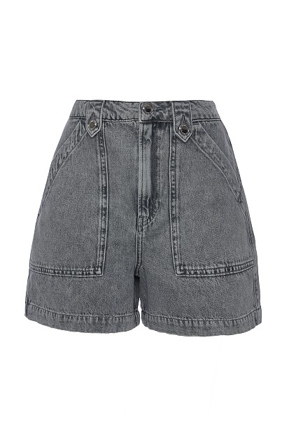 Denim σορτς με τσέπες