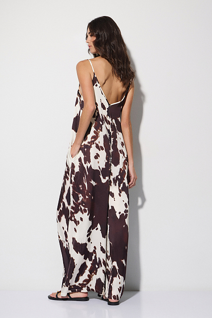 Cow print jumpsuit
