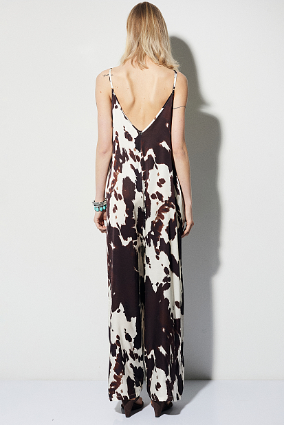 Cow print jumpsuit