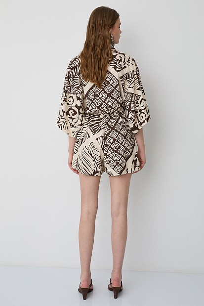 Printed playsuit
