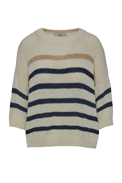 Cardigan din tricot cu dungi