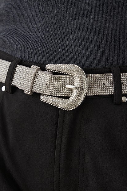 Cinturón con strass