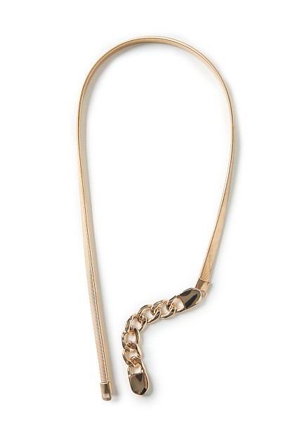Thin elasticated belt