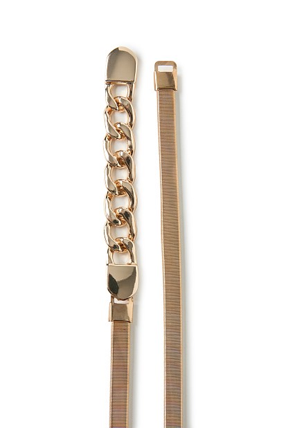 Thin elasticated belt