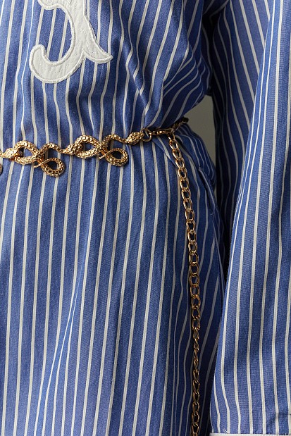 Metal embossed belt