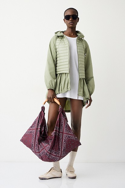 Bolso de hombro estampado