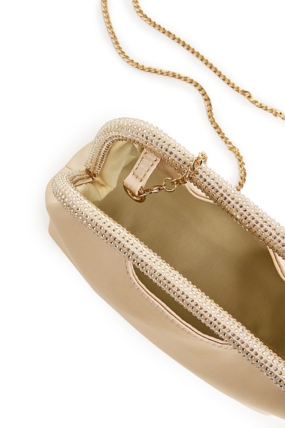 Purse in satin look
