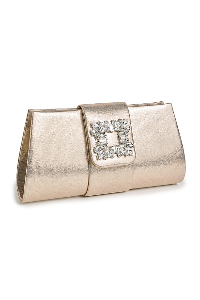 Folded purse with  buckle