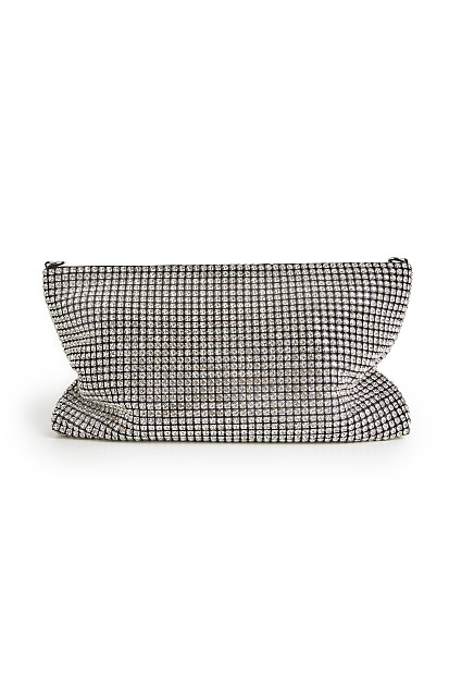Purse with rhinestones