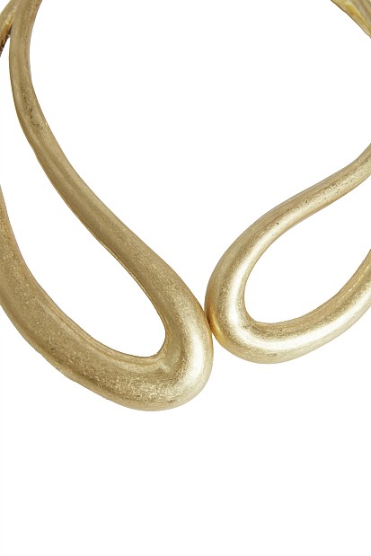 Irregular metal necklace