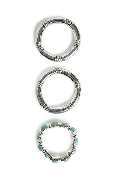 Thick bracelet with stones
