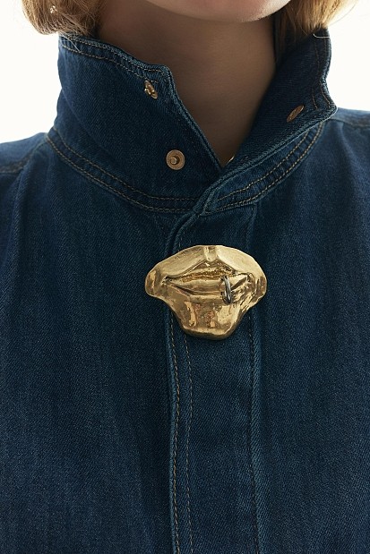 Embossed pin