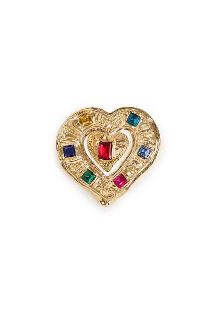 Heart shape pin