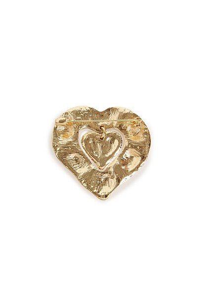 Heart shape pin