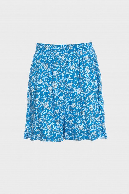 Printed shorts with elasticated waistband