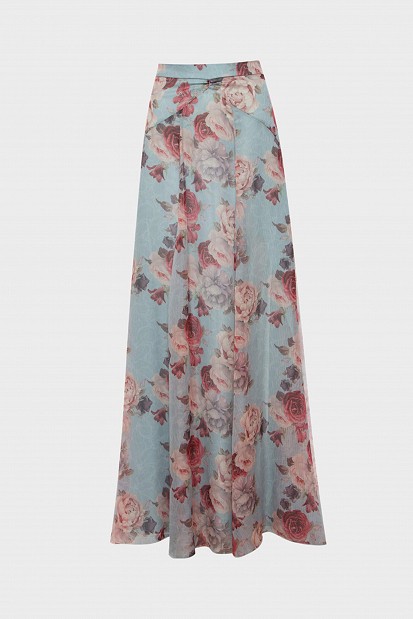 Maxi floral skirt - Gold label
