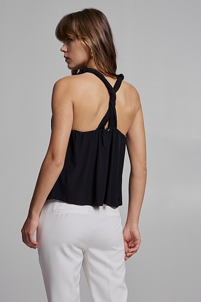Top with crossed back