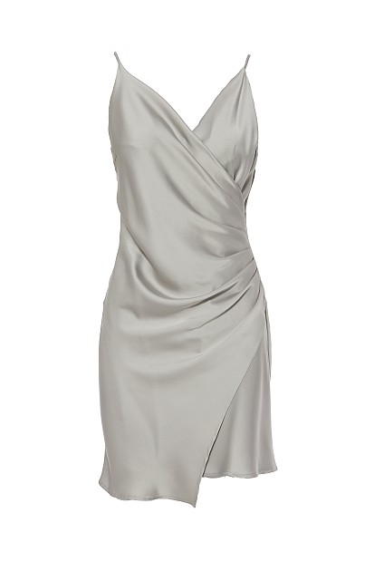 Κρουαζέ σατέν φόρεμα - Gold Label