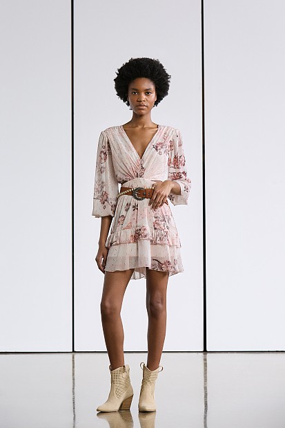 Printed dress with ruffles - Gold Label