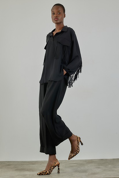 Fringed blouse