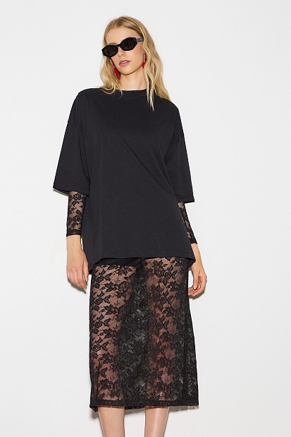 Maxi sheer dress