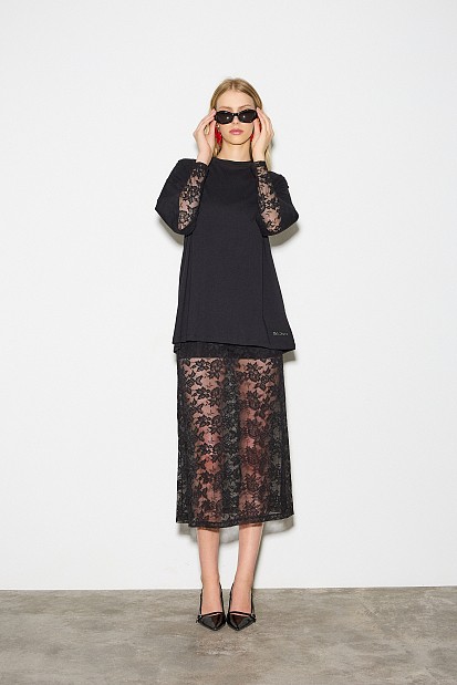 Maxi sheer dress