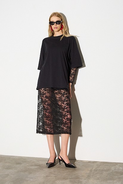 Maxi sheer dress