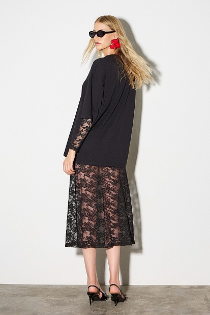 Maxi sheer dress