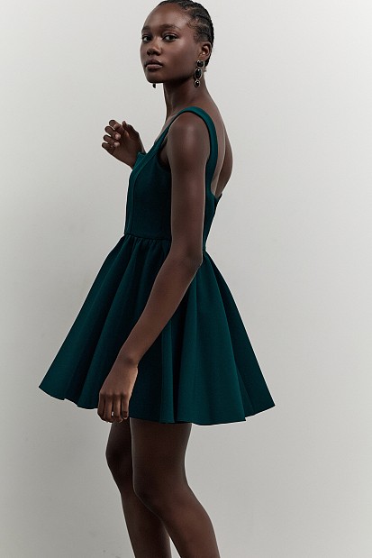 Corset midi dress