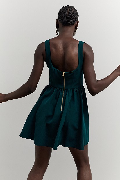 Corset midi dress