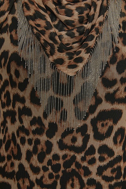Maxi leopard dress