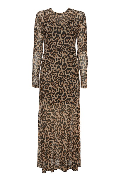 Maxi leopard dress