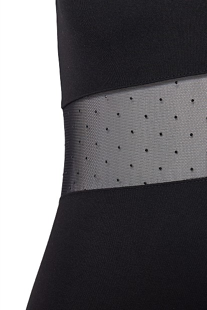Rochie midi cu transparență și pietricele