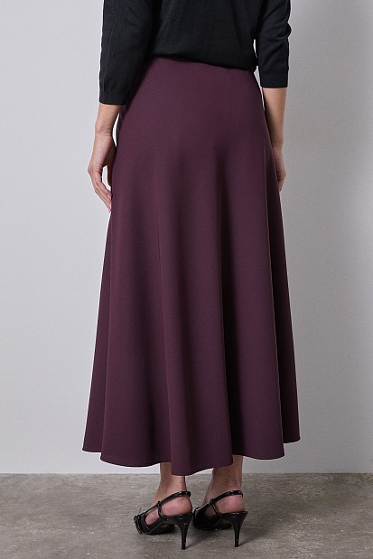 Midi high waisted skirt
