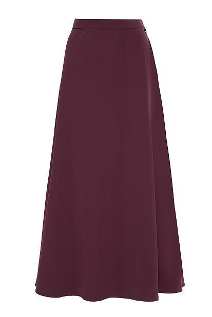 Midi high waisted skirt