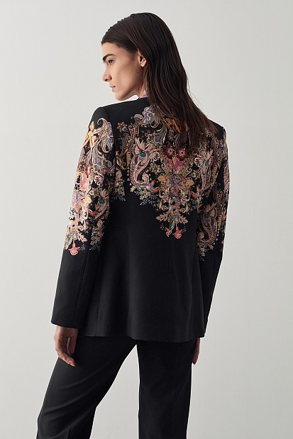 Printed blazer