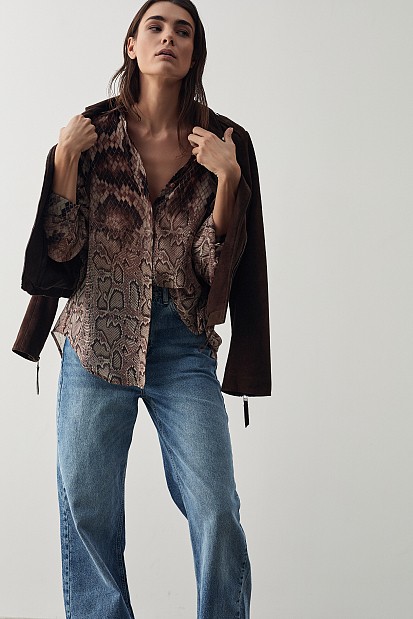 Animal print shirt