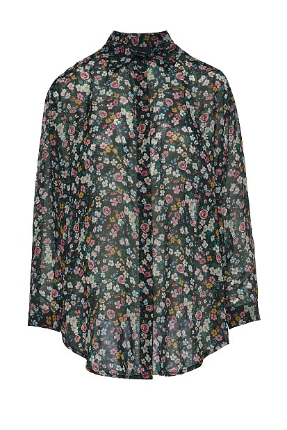Floral oversized shirt