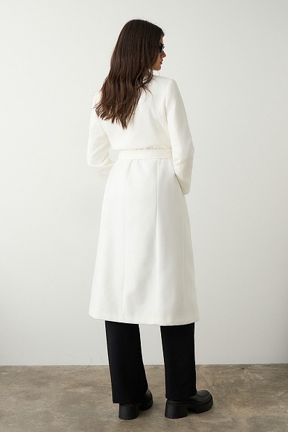 Longline wrap coat