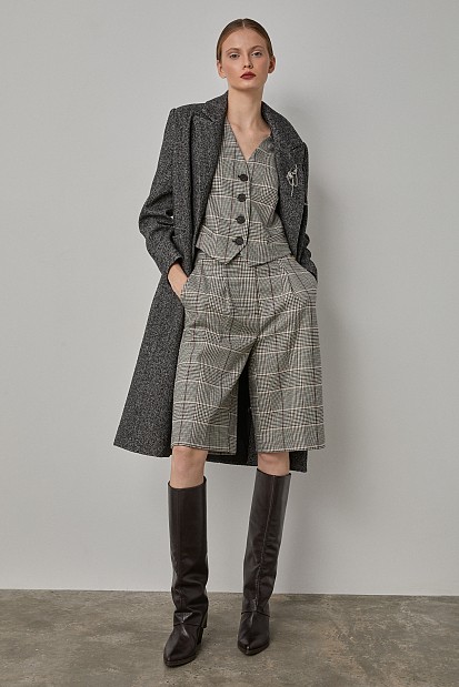 Plaid vest